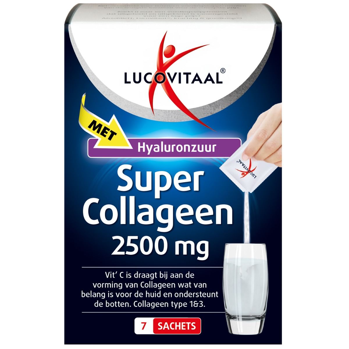 Lucovitaal Collageen super 2500mg 7sachets NUT 472/371